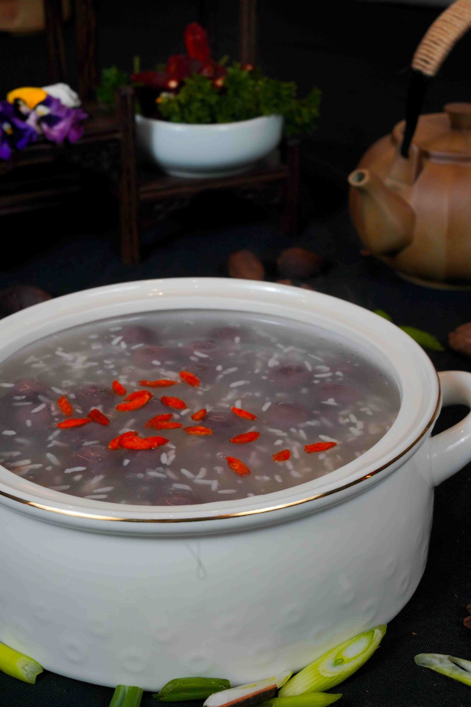 Sesame Glutinous Rice Balls In Sweet Rice Wine at Imperial treasure, a Chinese restaurant in Palo Alto