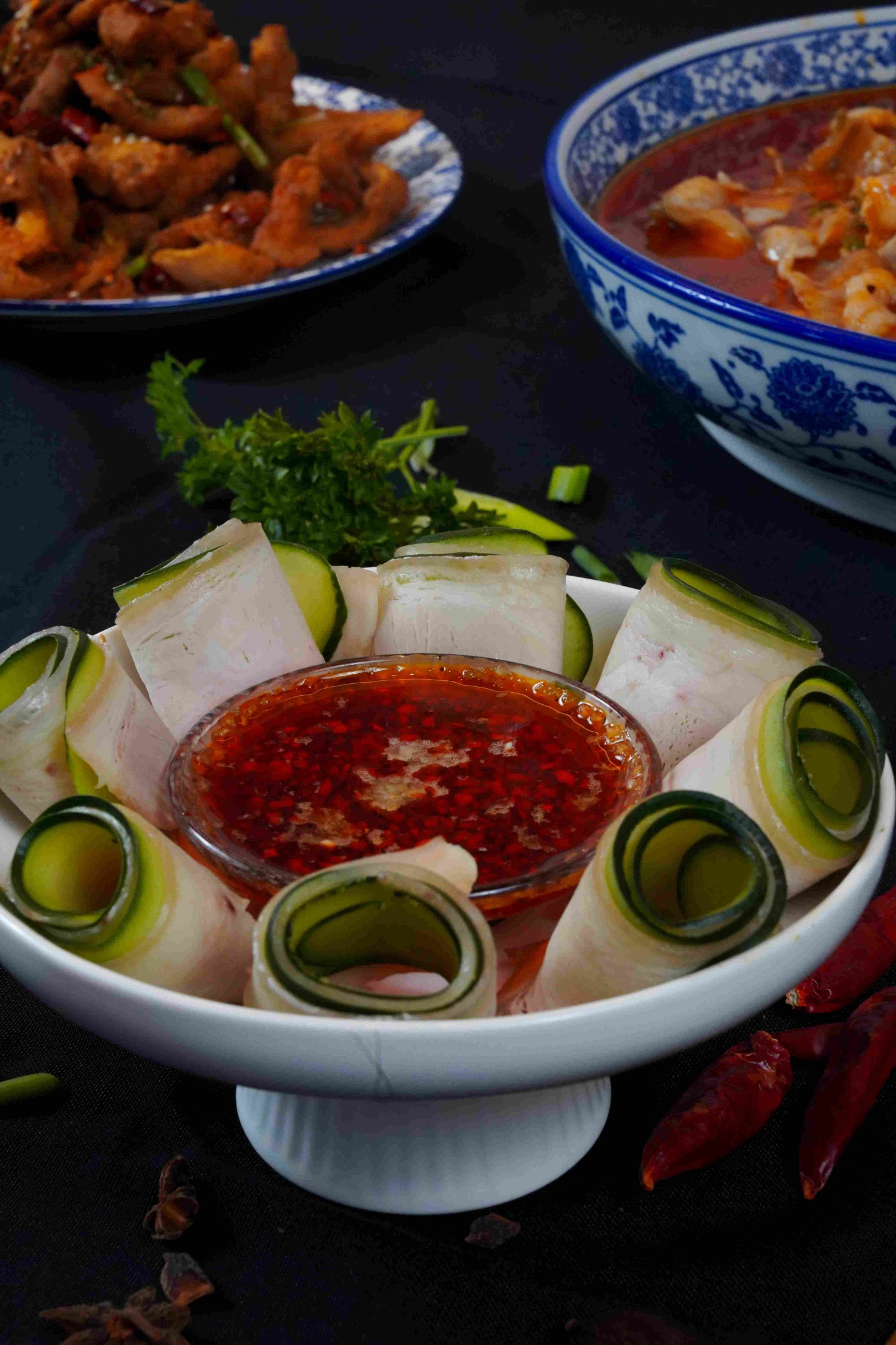 Sliced Pork Belly w.Spicy Garlic Sauce at Imperial treasure, a Chinese restaurant in Palo Alto