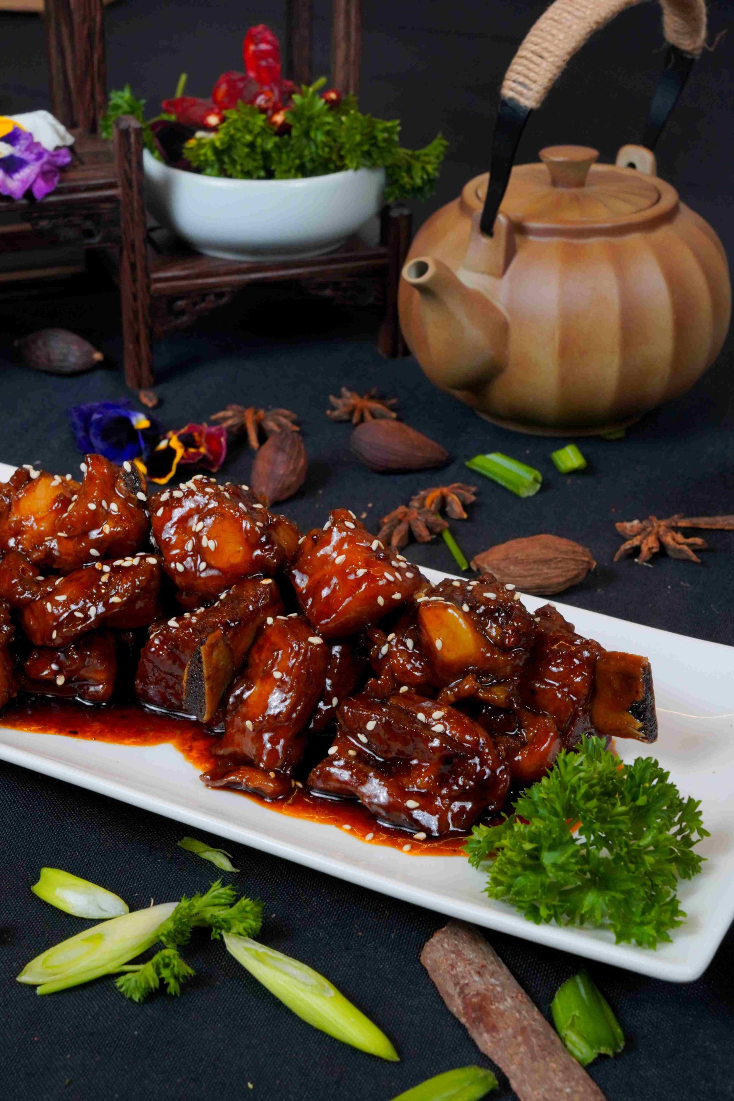 Sweet & Sour Short Ribs at Imperial treasure, a Chinese restaurant in Palo Alto