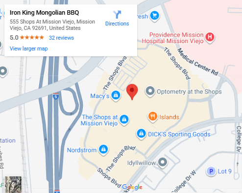Location, 555 Shops At Mission Viejo, Mission Viejo, CA 92691