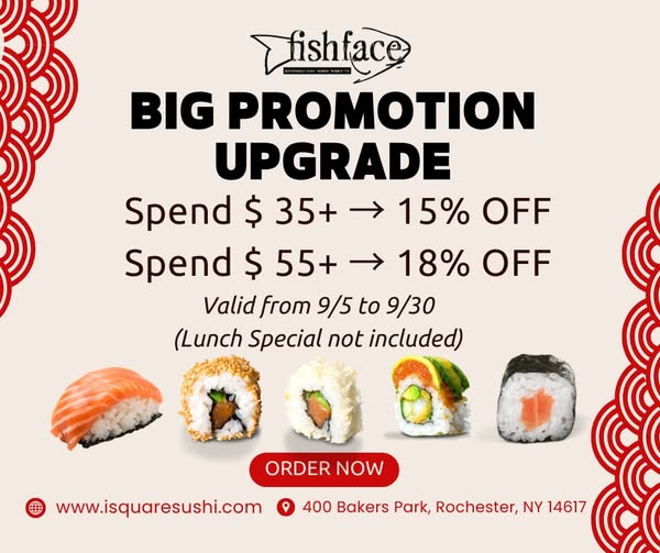 Fish Face 15% off with purchase $35+