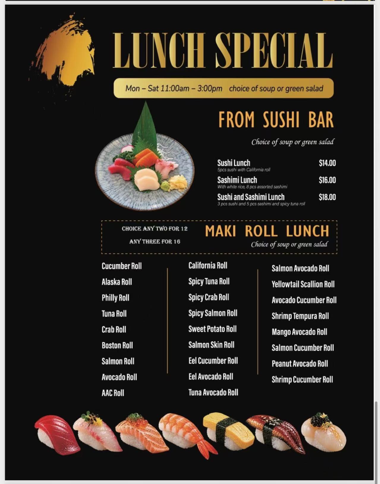Restaurant menu 9, detailed description provided below