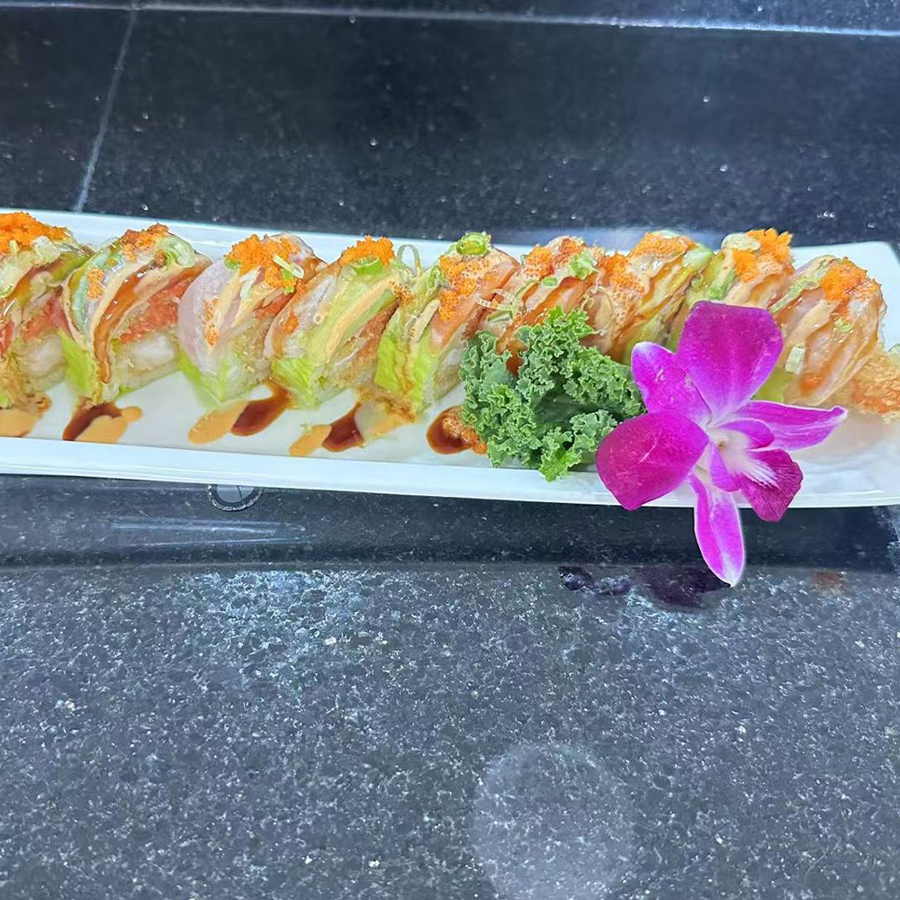 Sushi roll from Izumi Sushi, a Japanese restaurant in Trumbull