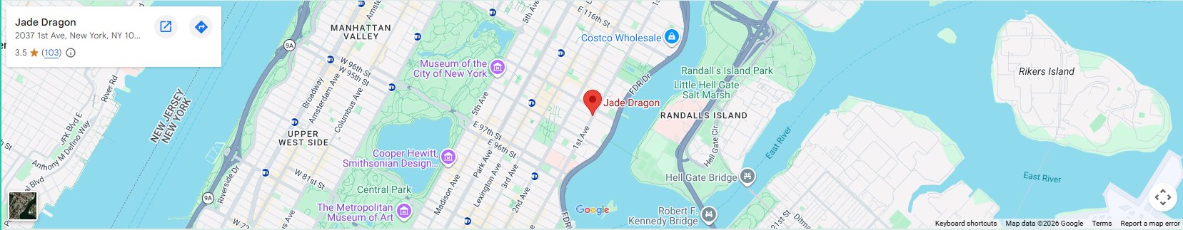 Location 2037 1st Ave, New York, NY 10029