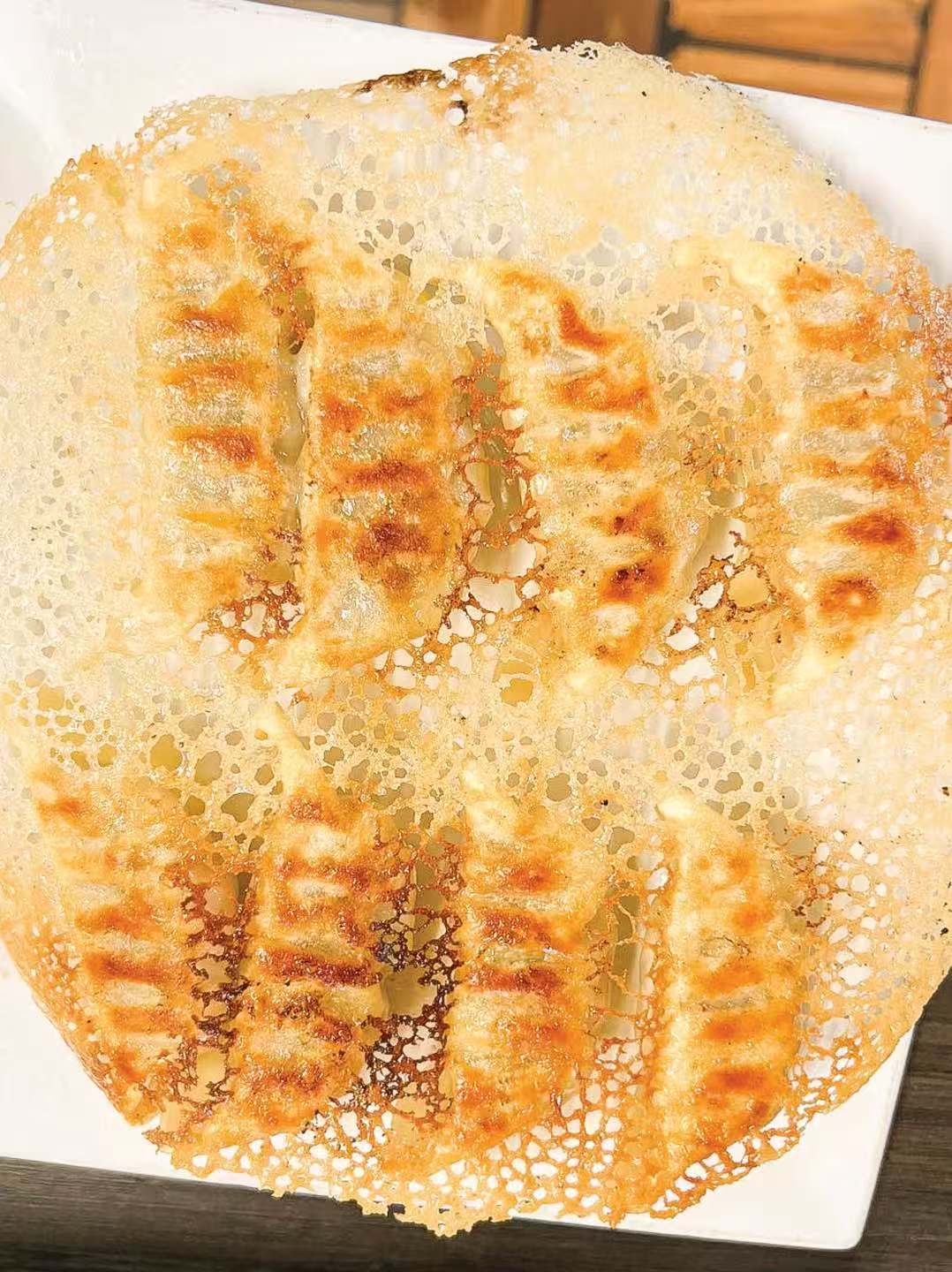 Potstickers with Lace Crust at Jade Dumpling, Chinese Restaurant in Salem