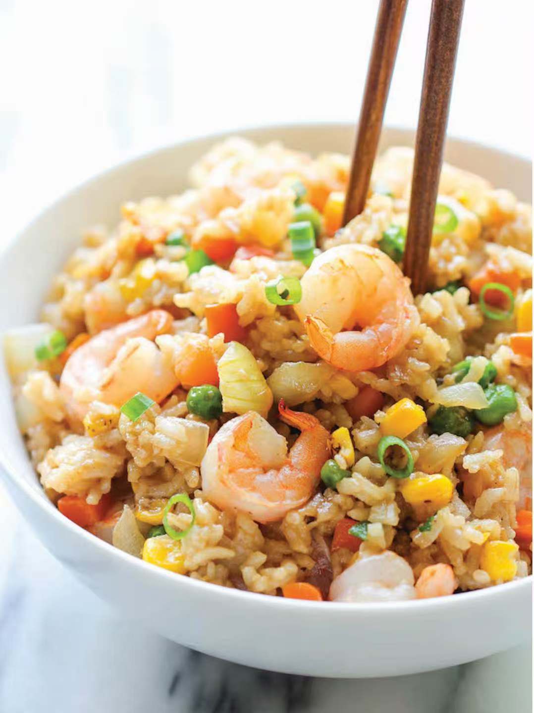 Shrimp Fried Rice at Jade Dumpling, Chinese Restaurant in Salem