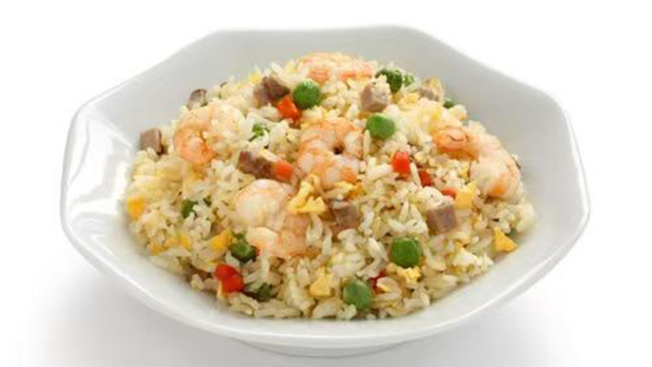 Shrimp fried rice at Jasmine Asian Cafe Asian Restaurant in Denver