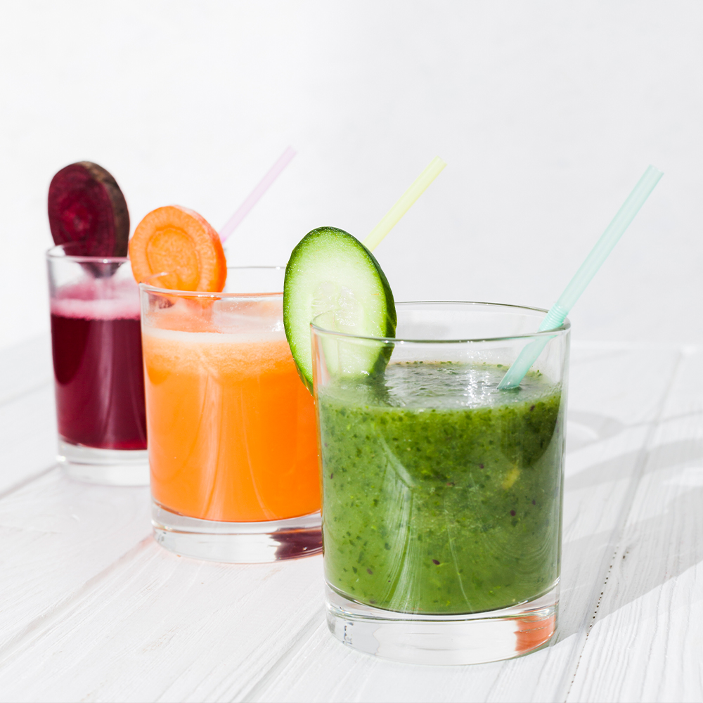 Fruit and Vegetable Juice at Jessy Café Asian Restaurant in Jersey City, New Jersey