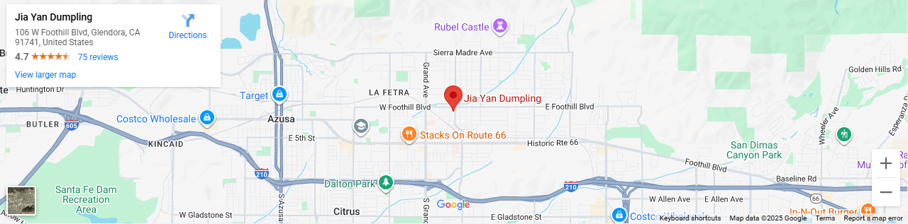 Location 106 W Foothill Blvd, Glendora, CA 91741