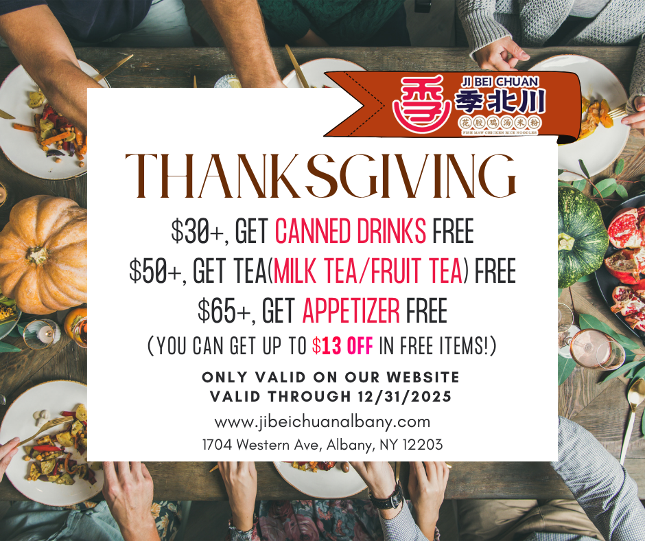 ✨ Spend $30+ → Get a FREE canned drink
✨ Spend $50+ → Get a FREE tea (Milk Tea or Fruit Tea)
✨ Spend $65+ → Get a FREE appetizer