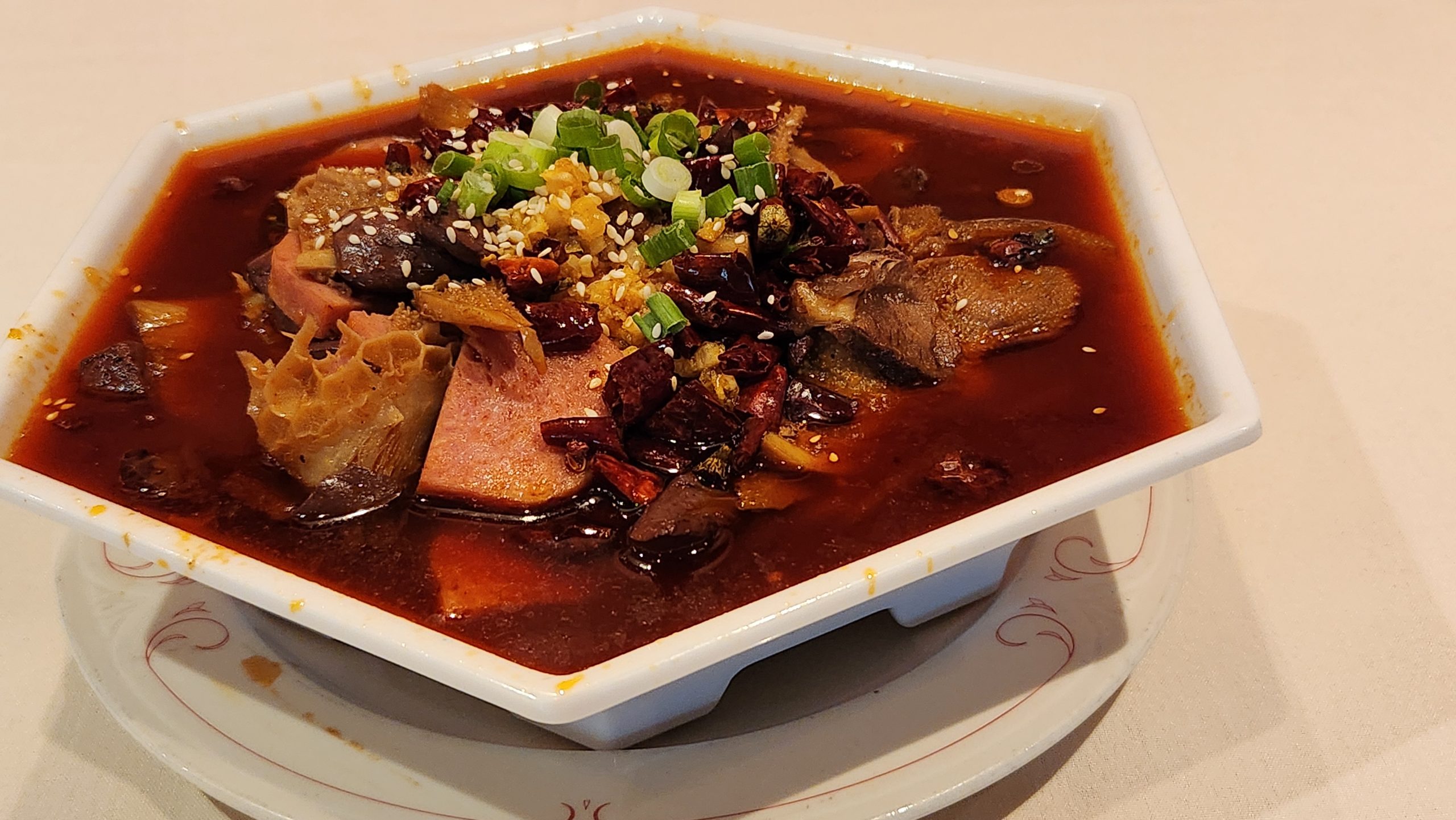 Famous Sichuan Spicy Offal Stew at Jin Ding Restaurant, Chinese Restaurant in Bryn Mawr