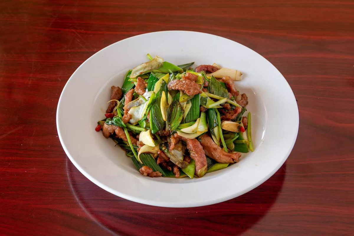 Shredded Pork W/ Thai Pepper & Cilantro at Jing Xin's Asian Cafe，a Asian Restaurant in Spring