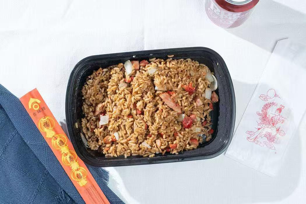 Pork fried rice at Jin Jin Restaurant，a Chinese Restaurant in Spartanburg