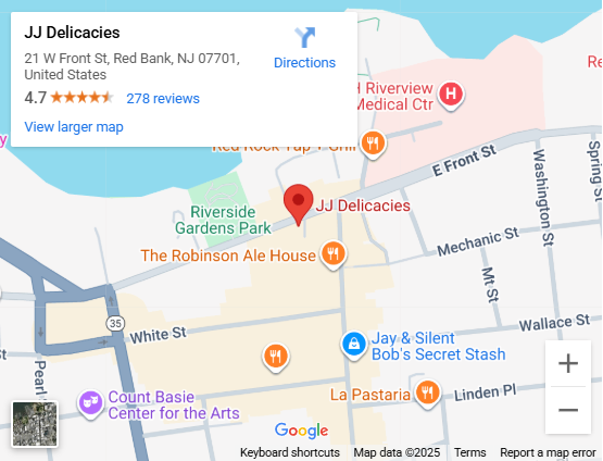 Location, 21 West Front Street，Red Bank, NJ 07701