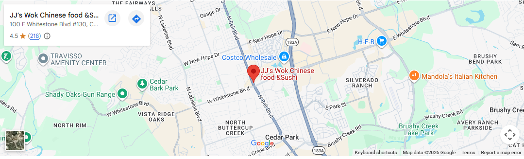 Location 100 E Whitestone Blvd #130, Cedar Park, TX 78613