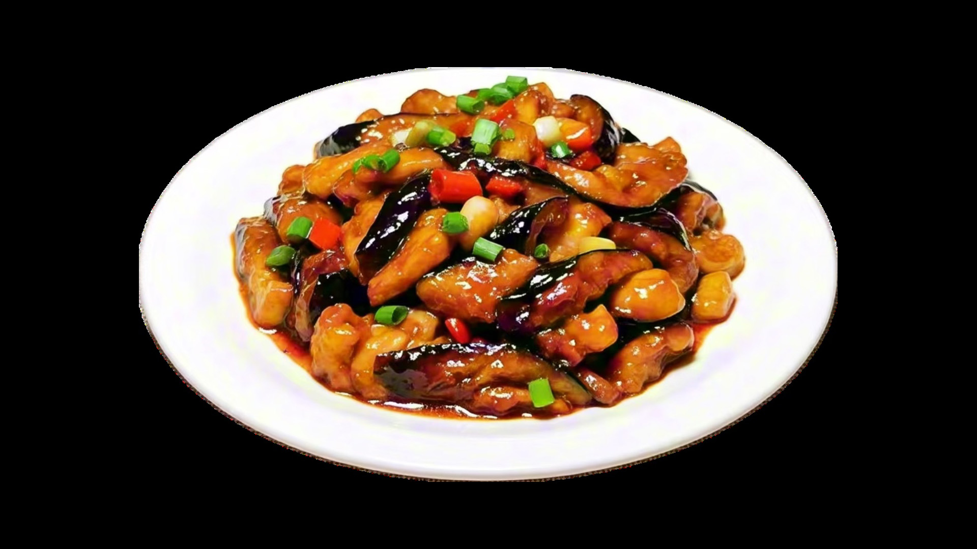 Sweet and sour eggplant strips at Joy Roll Chinese Restaurant in Hacienda Heights