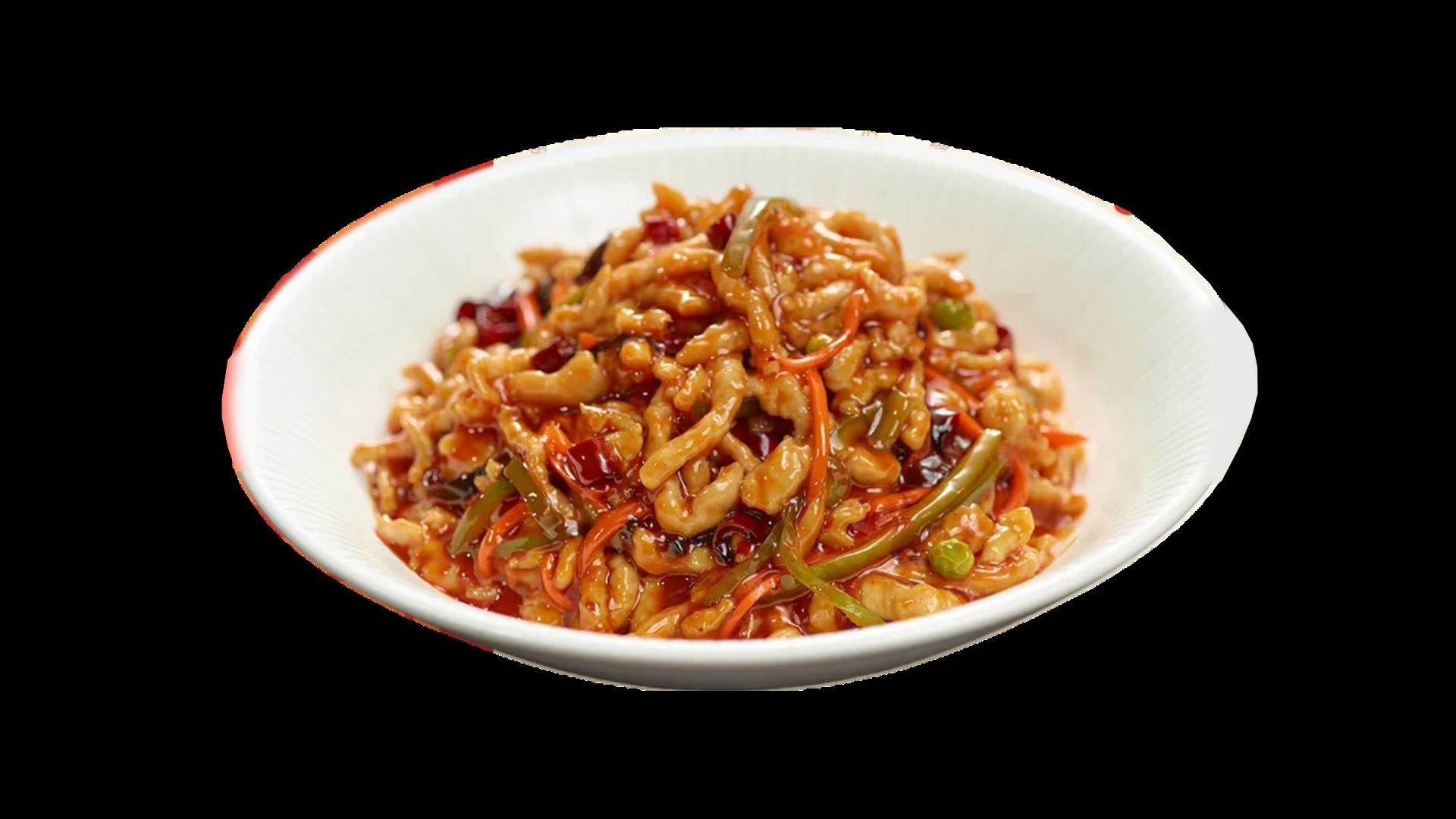 Yu Shiang shredded pork at Joy Roll Chinese Restaurant in Hacienda Heights