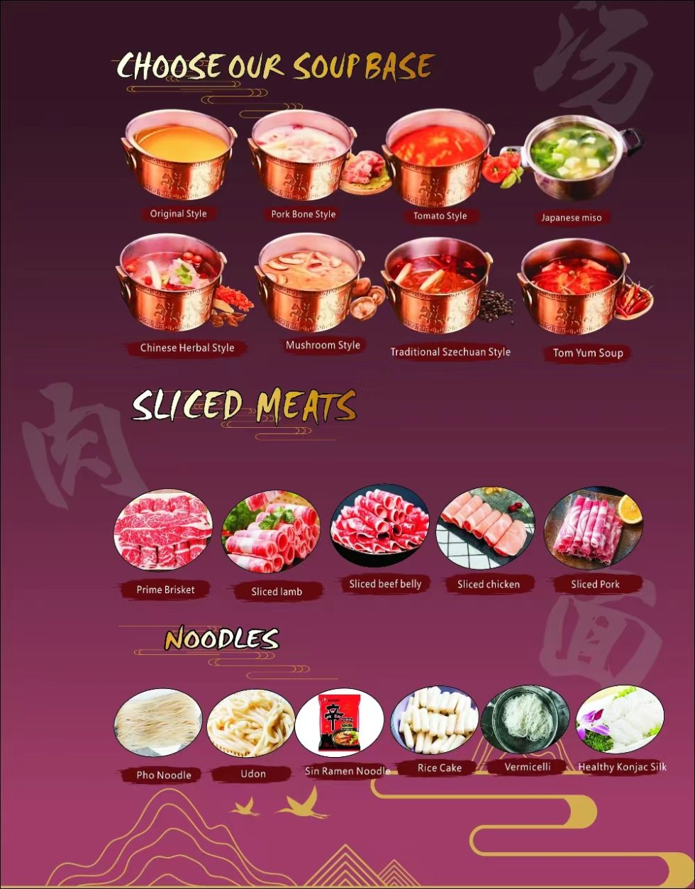 Menu Jpot BBBQ & Hot Pot