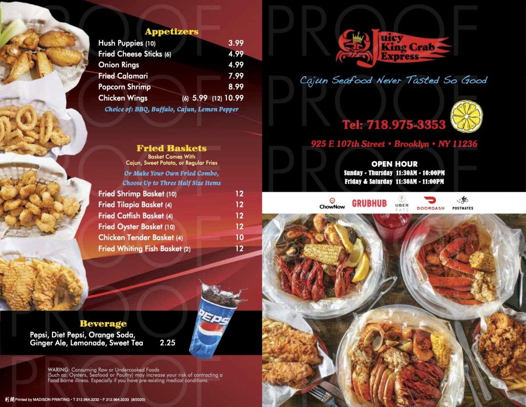 Juicy King Crab Express Seafood Restaurant Online Order Brooklyn NY