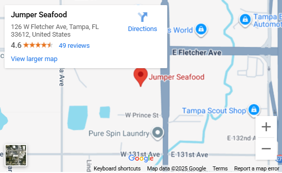Location, 126 W Fletcher Ave, Tampa, FL 33612