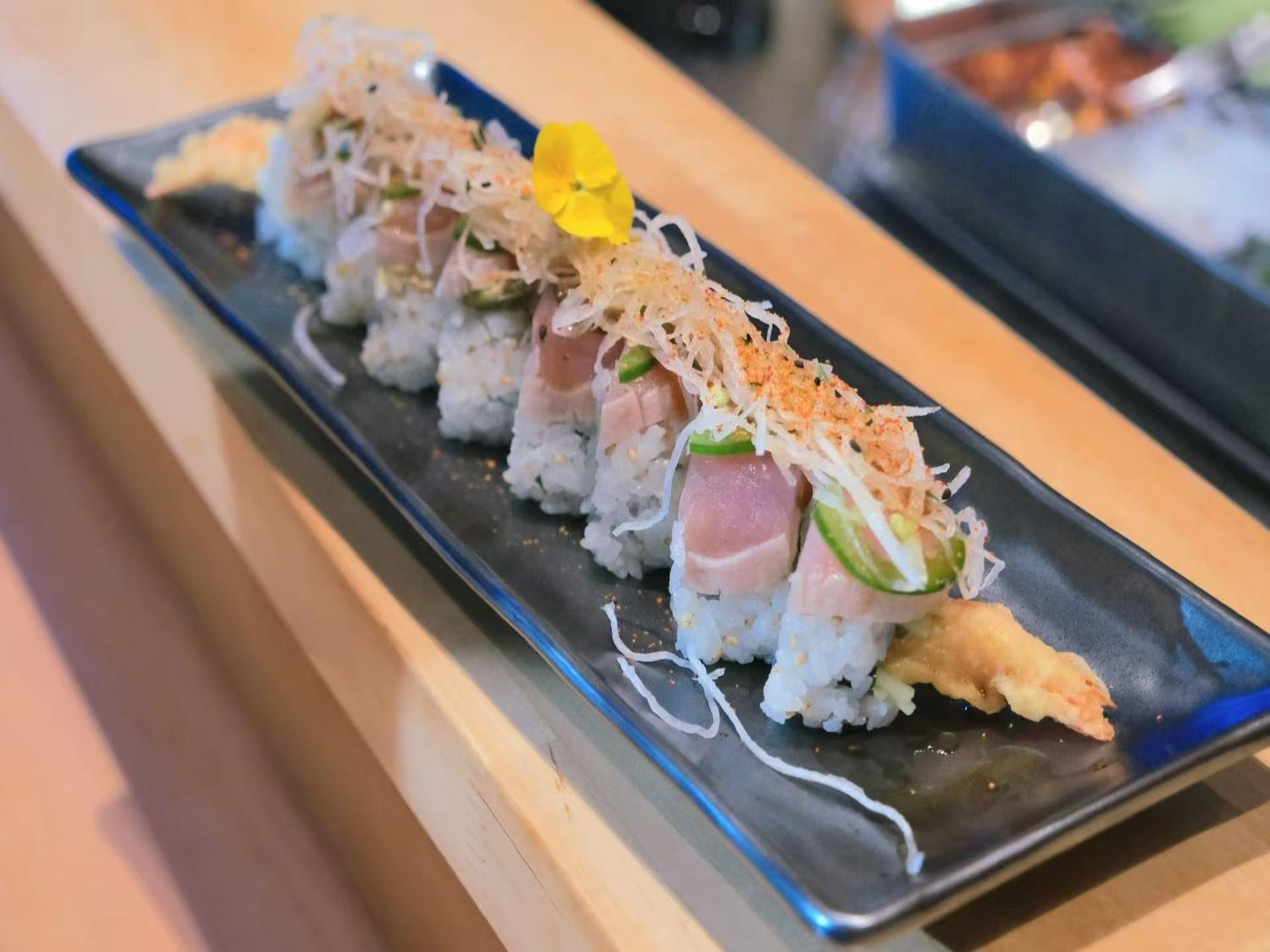 Yellowtail Crispy Roll at KAI Japanese Cuisine, Japanese Restaurant in Elk Grove