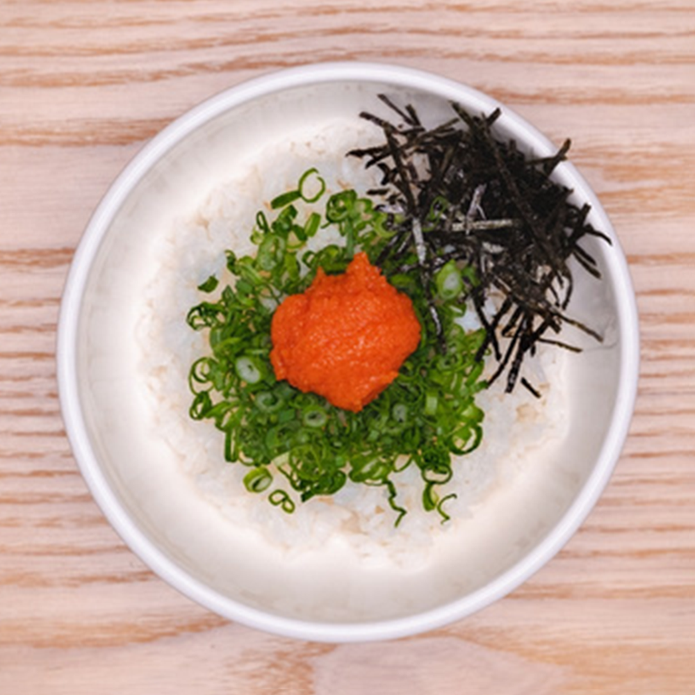 Mentaiko Rice at Kajiken-Fullerton, a Japanese Aburasoba Restaurant in Fullerton