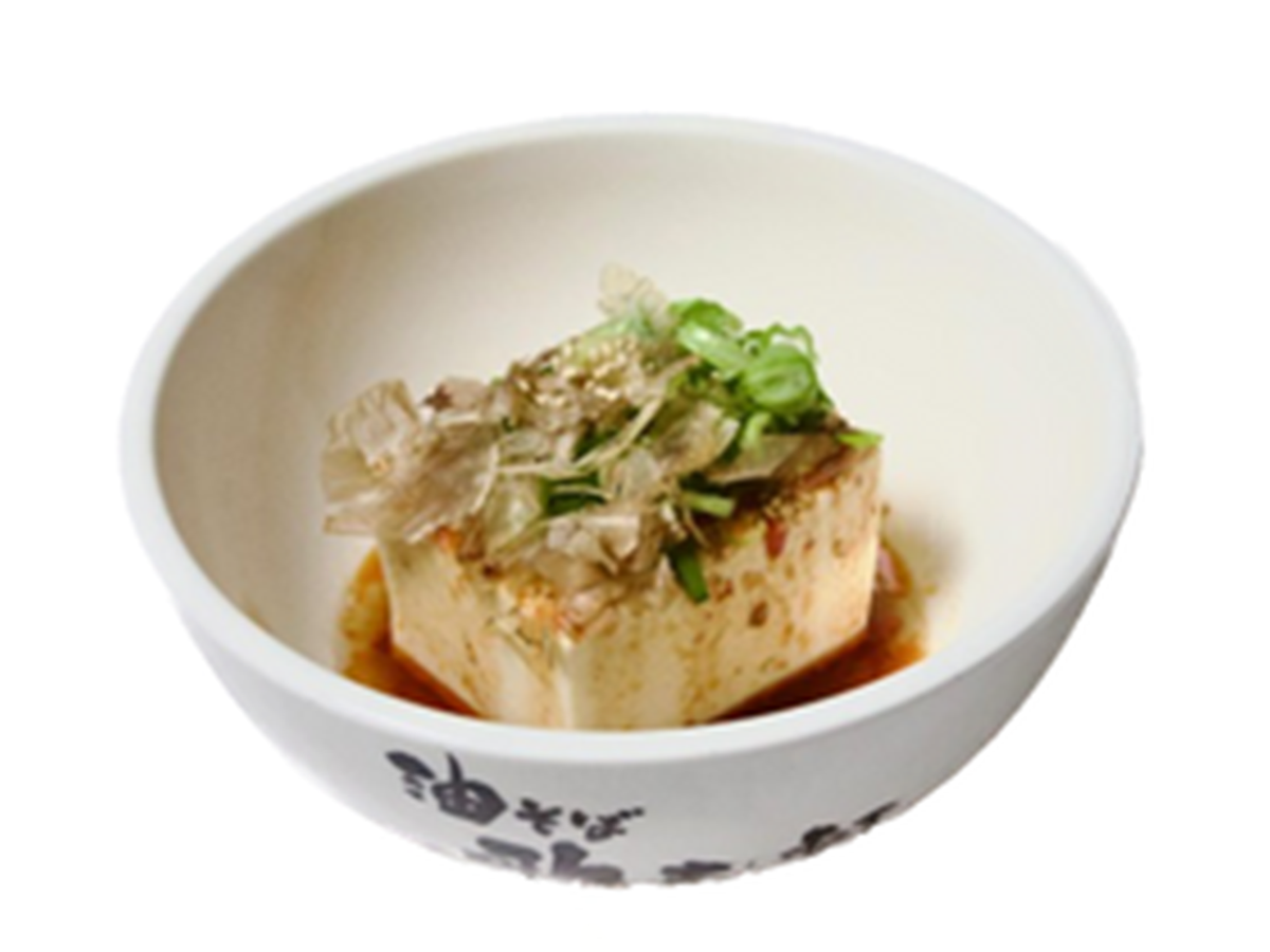 Hiyayakko Cold Tofu at Kajiken-Fullerton, a Japanese Aburasoba Restaurant in Fullerton