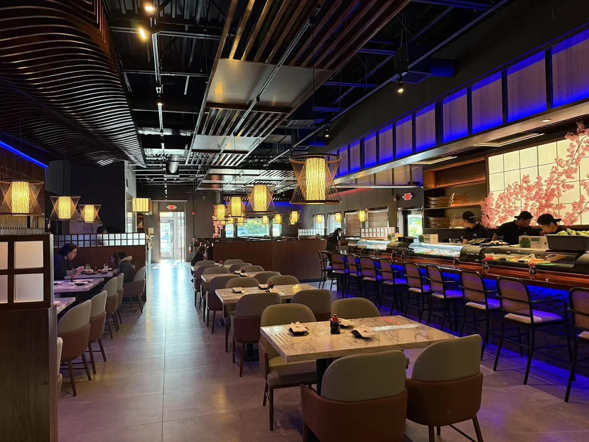 Interior at Kashi Sushi，a Japanese Restaurant in Queensbury