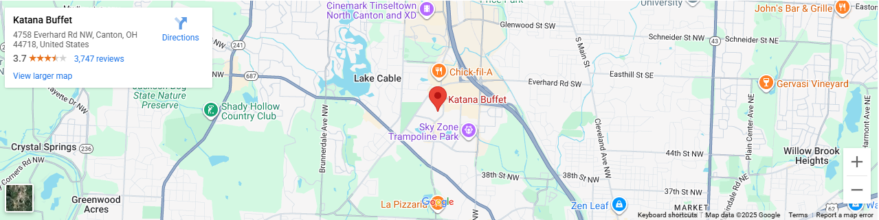 Location 4758 Everhard Rd NW, Canton, OH 44718
