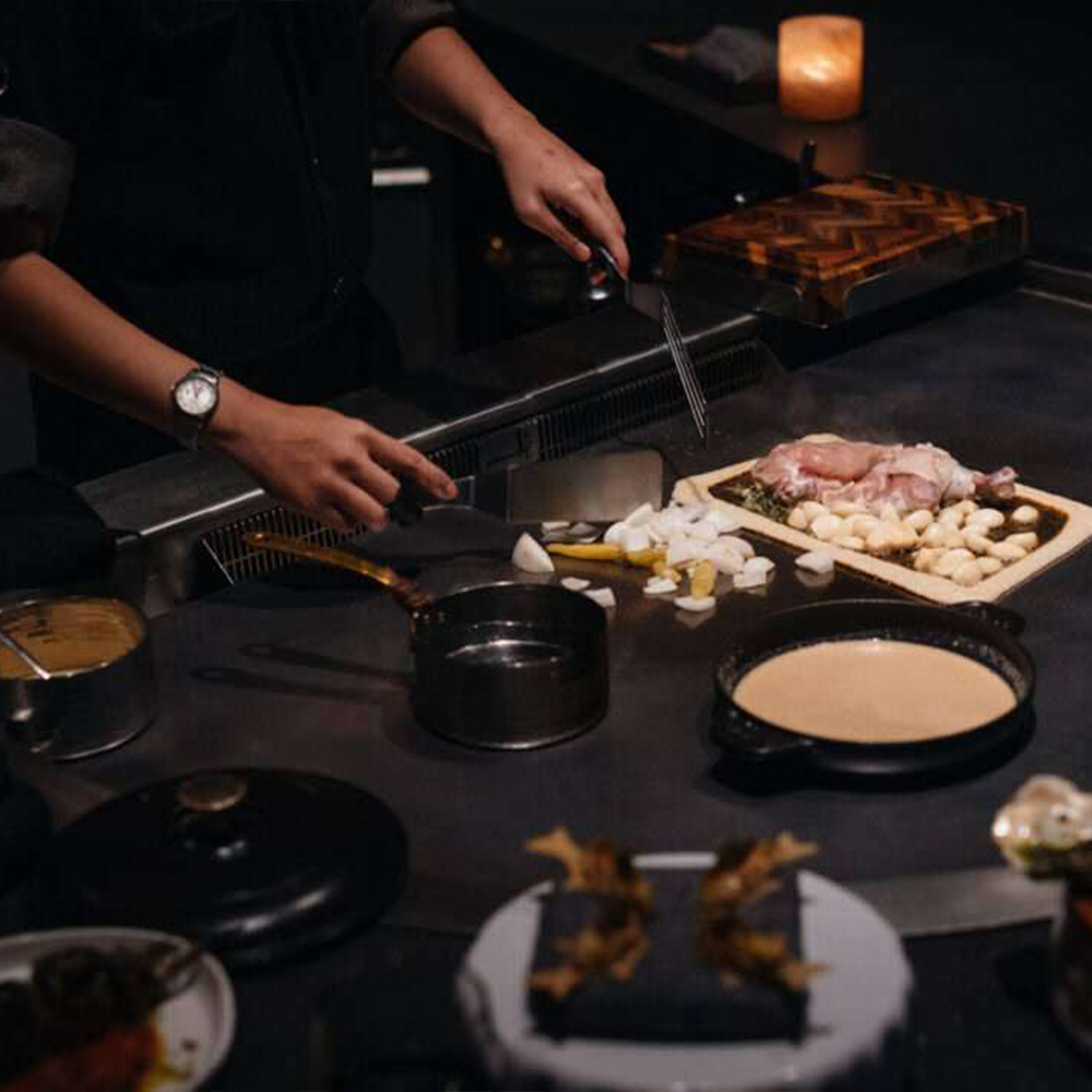 Katana-Buffet-Asian-Buffet-Restaurant-Teppanyaki-Grill-with-Chicken-and-Vegetables-Canton Teppanyaki Grill with Chicken and Vegetables from Katana Buffet, an Asian Buffet Restaurant in Canton