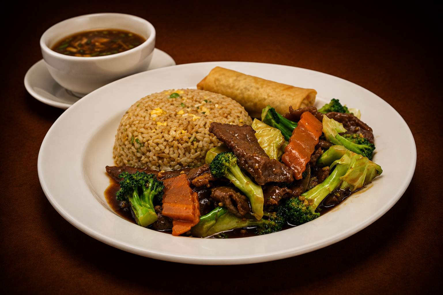 Beef and Chinese Broccoli Fried Rice at Kawaii Sushi & Asian Cuisine, Asian Restaurant in Peoria
