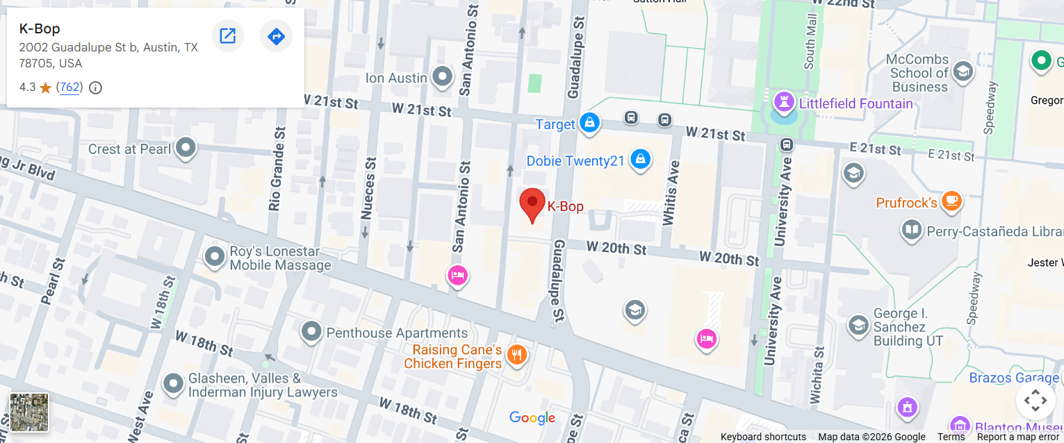 Location, 2002 Guadalupe St b, Austin, TX 78705, United States