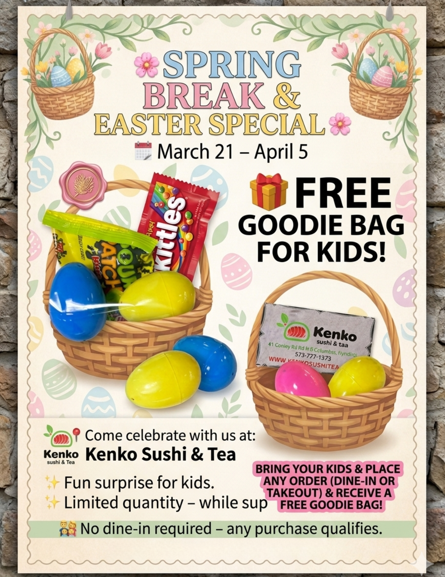 restaurant Promotion Notice