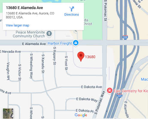 Location, 13680 E Alameda Ave, Aurora, CO 80012, USA