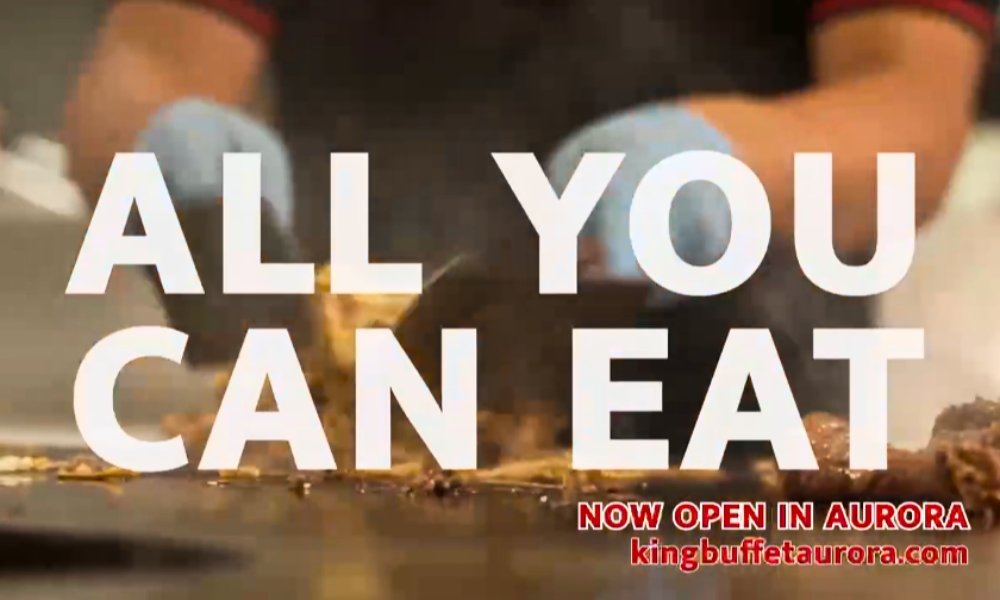 Chef cooking for all-you-can-eat buffet at King Buffet, a Buffet Restaurant in Aurora