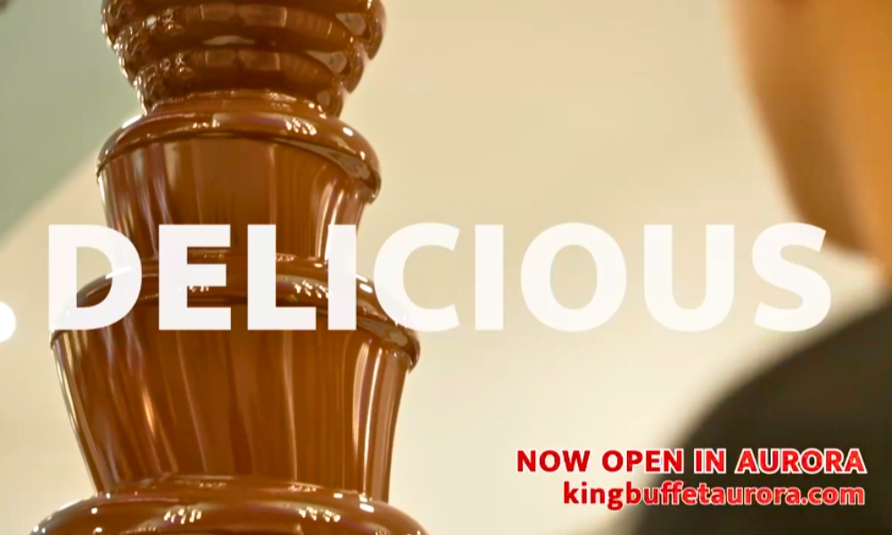 Chocolate fountain for desserts at King Buffet, a Buffet Restaurant in Aurora