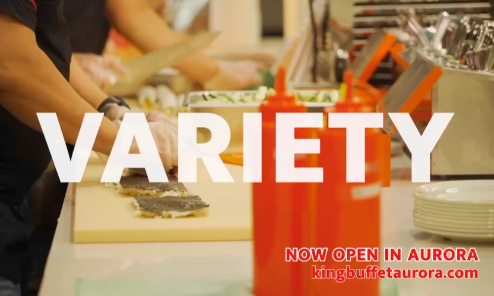 Sushi being prepared at the buffet station at King Buffet, a Buffet Restaurant in Aurora