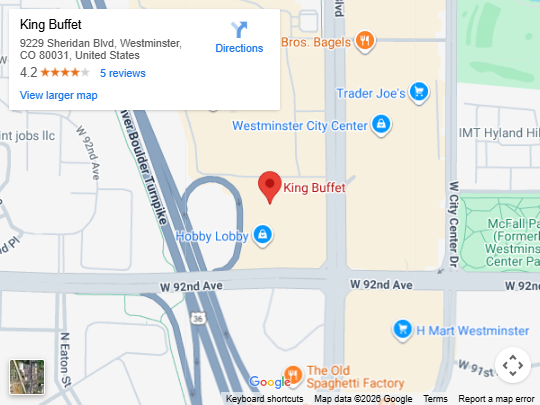 9229 Sheridan Blvd, Westminster, CO 80031, United States