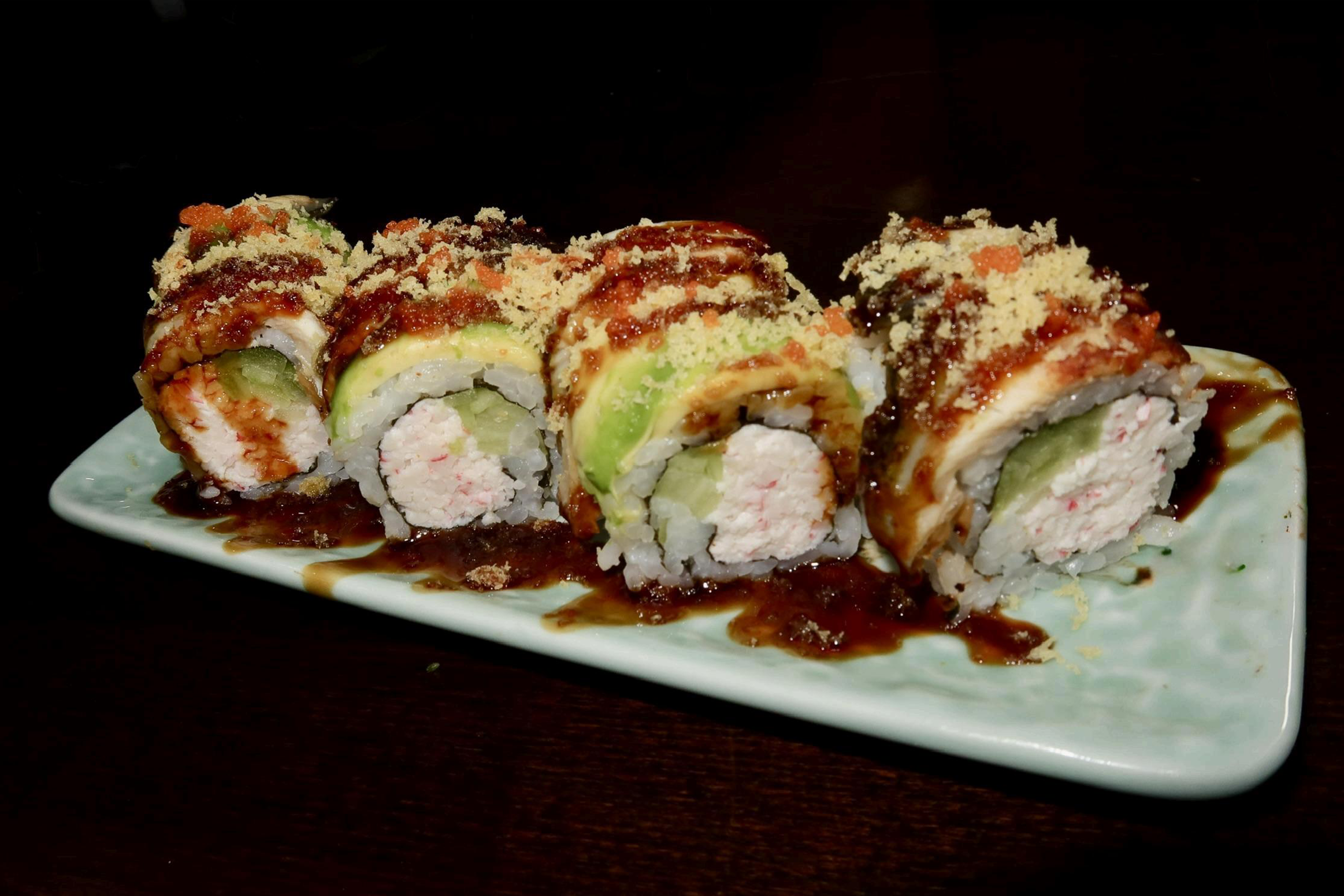 Dancing Eel Roll at King House, Asian Restaurant in Burleson