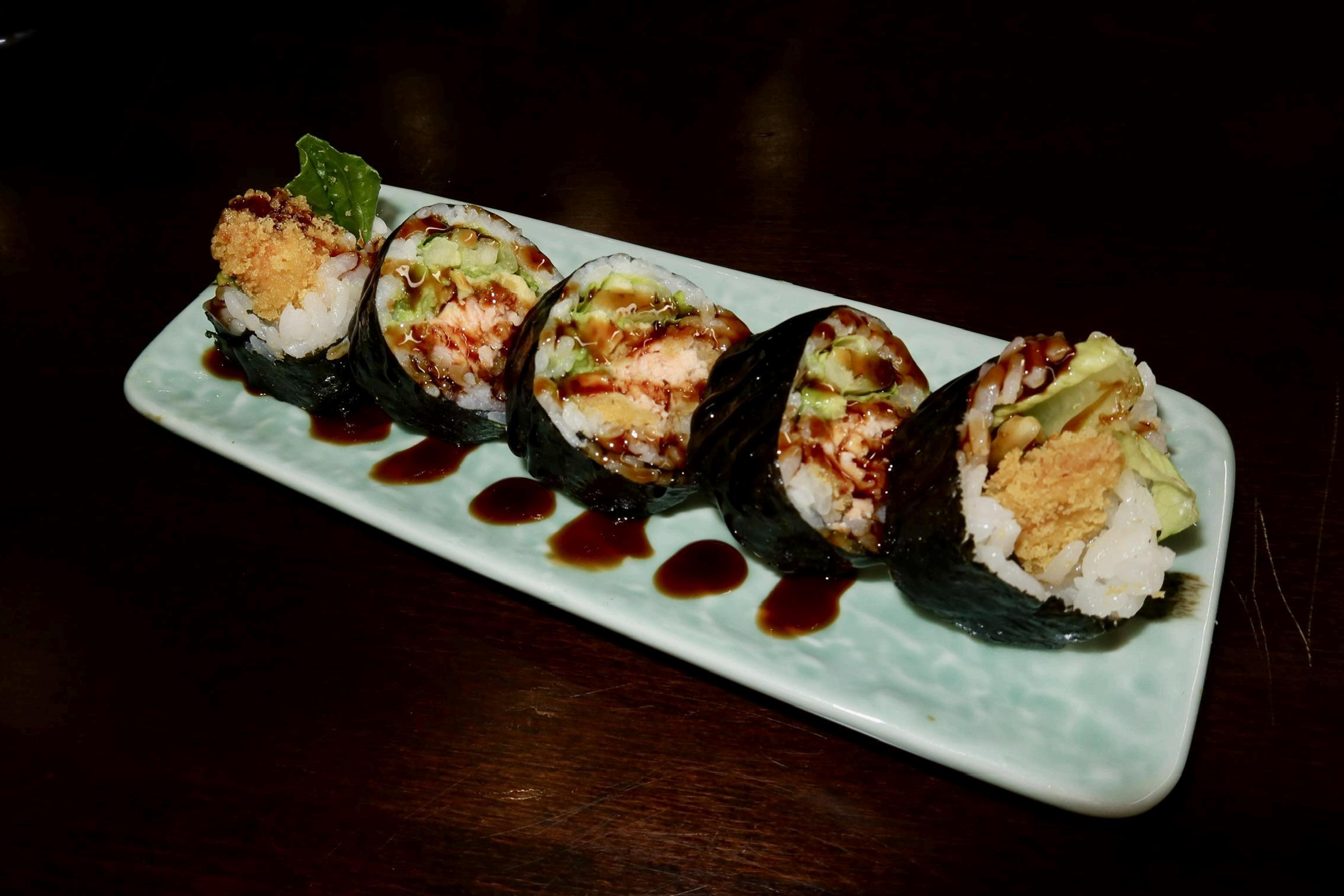 Salmon Tempura Roll at King House, Asian Restaurant in Burleson