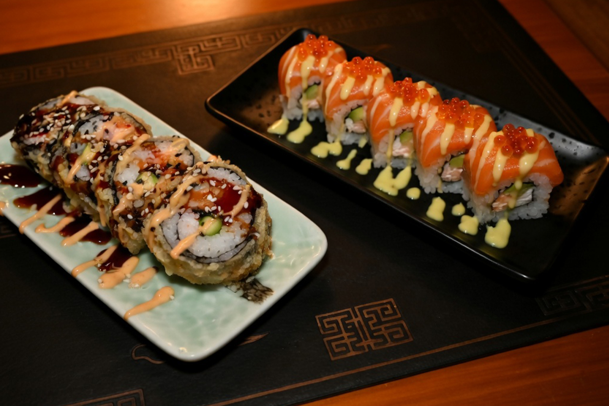 Assorted Sushi Rolls at King House, Sushi & K-BBQ Restaurant in Burleson