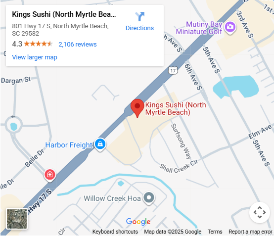 Location, 801 Highway 17 South, North Myrtle Beach, SC 29582