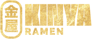 Golden KINYA Ramen logo at Kinya, a Japanese Restaurant in Gainesville