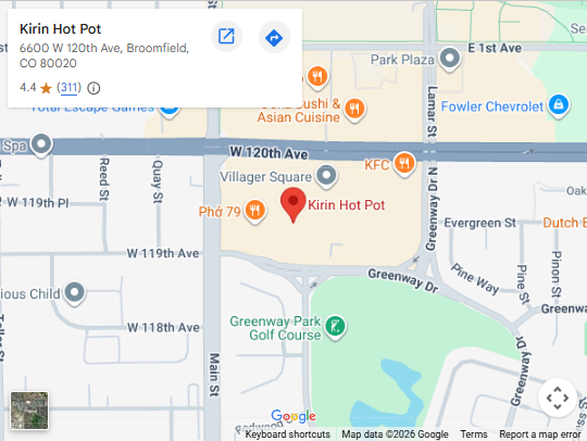 Location, 6600 W 120th Ave, Broomfield, CO 80020 Location, 6600 W 120th Ave, Broomfield, CO 80020