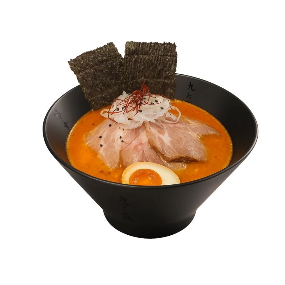 Kobe-Ramen-Pho-&-Poke-Asian-Fusion-Restaurant-Curry-Ramen-Bloomington Curry-flavored ramen at Kobe Ramen Pho & Poke, a Asian Fusion Restaurant in Bloomington