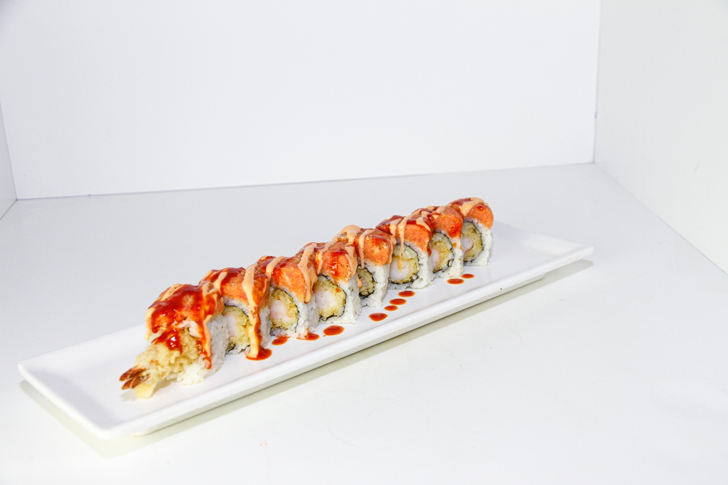 Fire Roll at Kobe Japanese Steakhouse, a Japanese restaurant in Algonquin
