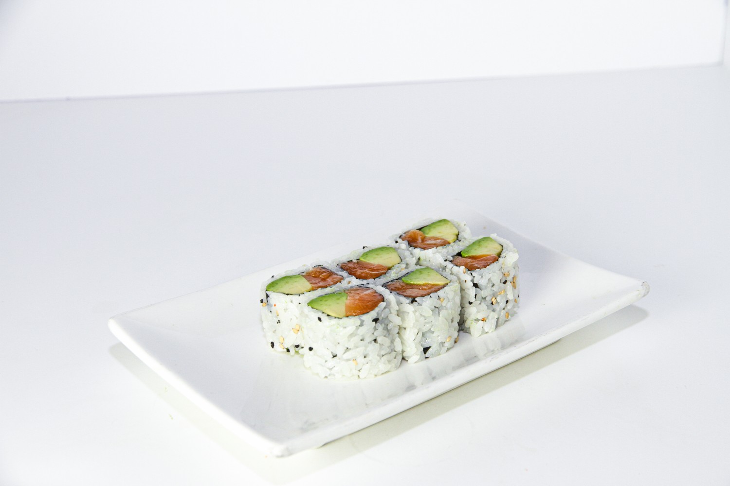 Salmon Avo. Roll at Kobe Japanese Steakhouse, a Japanese restaurant in Algonquin