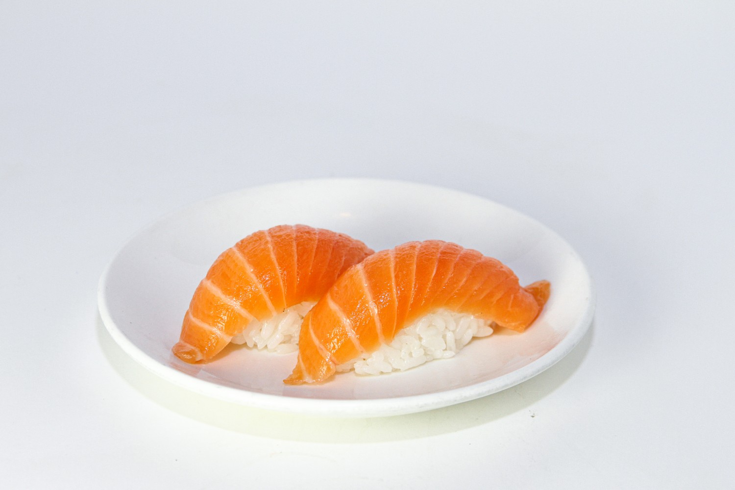 Salmon Sushi at Kobe Japanese Steakhouse, a Japanese restaurant in Algonquin