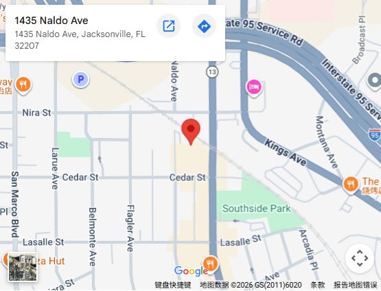 Location, 1435 Naldo Ave, Jacksonville, FL 32207