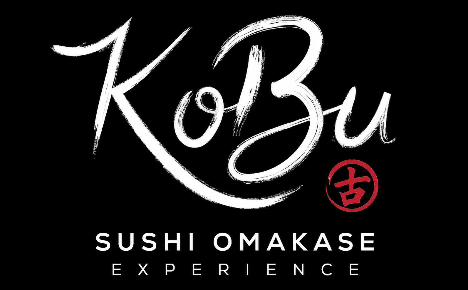 KoBu Sushi Omakase logo design at KoBu, a Japanese Sushi & Omakase Restaurant in Jacksonville